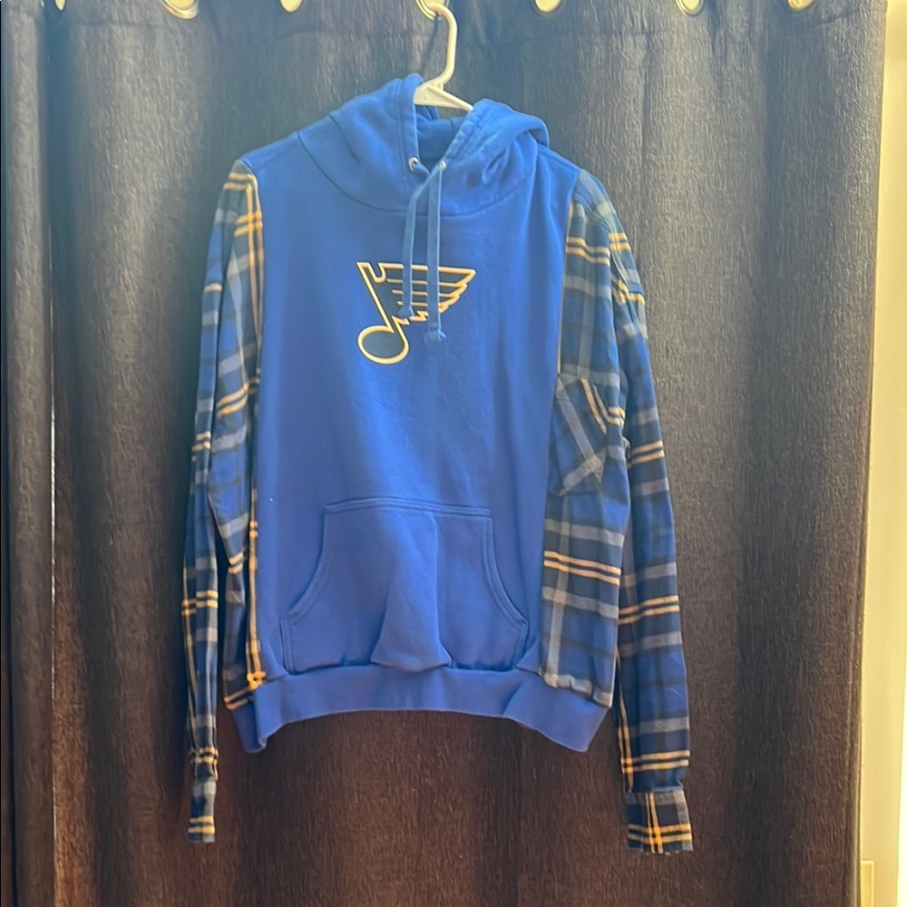 Blue Plaid Womem’s Hoodie